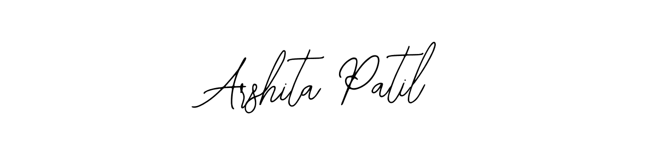 Use a signature maker to create a handwritten signature online. With this signature software, you can design (Bearetta-2O07w) your own signature for name Arshita Patil. Arshita Patil signature style 12 images and pictures png