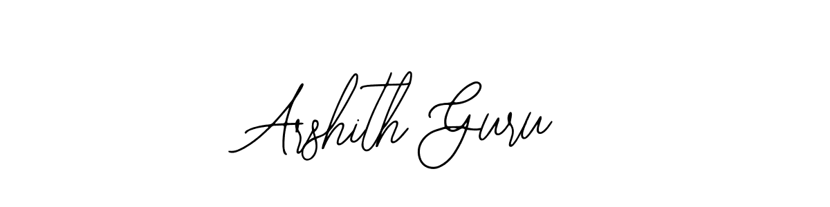 Arshith Guru stylish signature style. Best Handwritten Sign (Bearetta-2O07w) for my name. Handwritten Signature Collection Ideas for my name Arshith Guru. Arshith Guru signature style 12 images and pictures png
