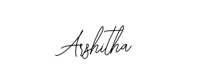 Use a signature maker to create a handwritten signature online. With this signature software, you can design (Bearetta-2O07w) your own signature for name Arshitha. Arshitha signature style 12 images and pictures png