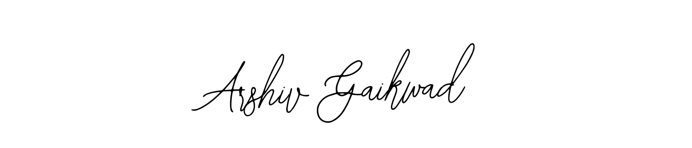 Also You can easily find your signature by using the search form. We will create Arshiv Gaikwad name handwritten signature images for you free of cost using Bearetta-2O07w sign style. Arshiv Gaikwad signature style 12 images and pictures png