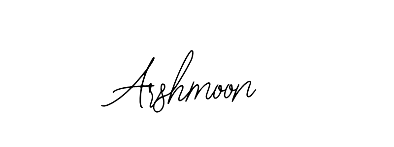 How to make Arshmoon signature? Bearetta-2O07w is a professional autograph style. Create handwritten signature for Arshmoon name. Arshmoon signature style 12 images and pictures png