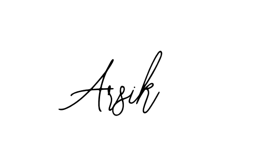 Create a beautiful signature design for name Arsik. With this signature (Bearetta-2O07w) fonts, you can make a handwritten signature for free. Arsik signature style 12 images and pictures png