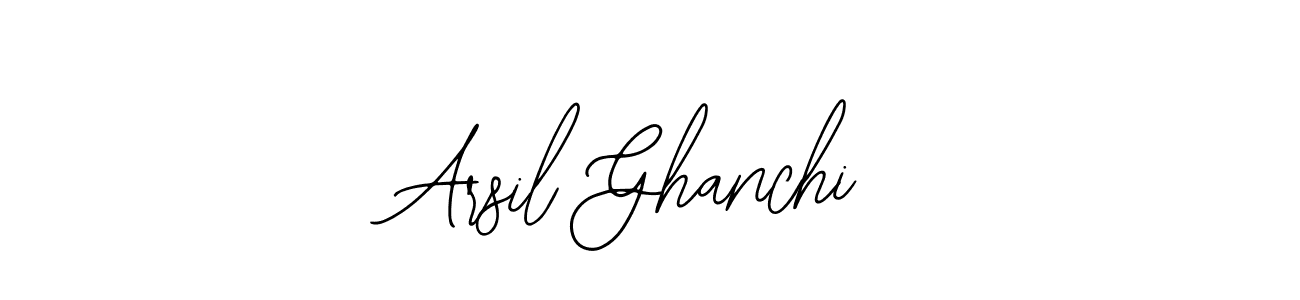 Create a beautiful signature design for name Arsil Ghanchi. With this signature (Bearetta-2O07w) fonts, you can make a handwritten signature for free. Arsil Ghanchi signature style 12 images and pictures png