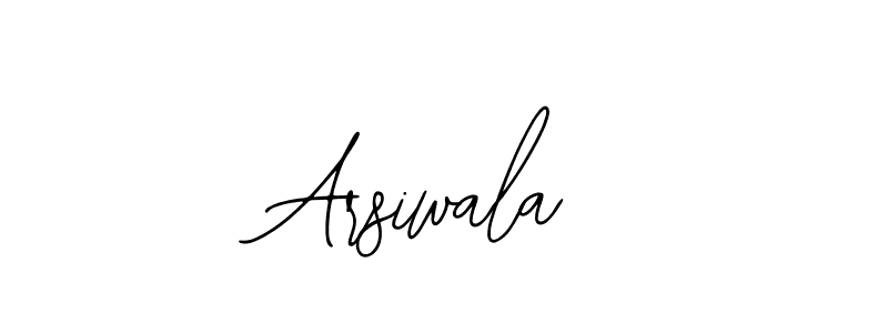 if you are searching for the best signature style for your name Arsiwala. so please give up your signature search. here we have designed multiple signature styles  using Bearetta-2O07w. Arsiwala signature style 12 images and pictures png