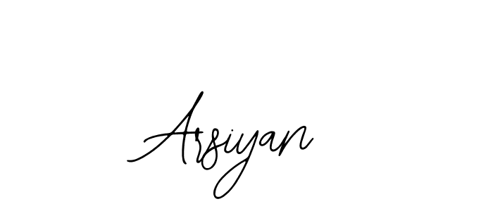 Create a beautiful signature design for name Arsiyan. With this signature (Bearetta-2O07w) fonts, you can make a handwritten signature for free. Arsiyan signature style 12 images and pictures png