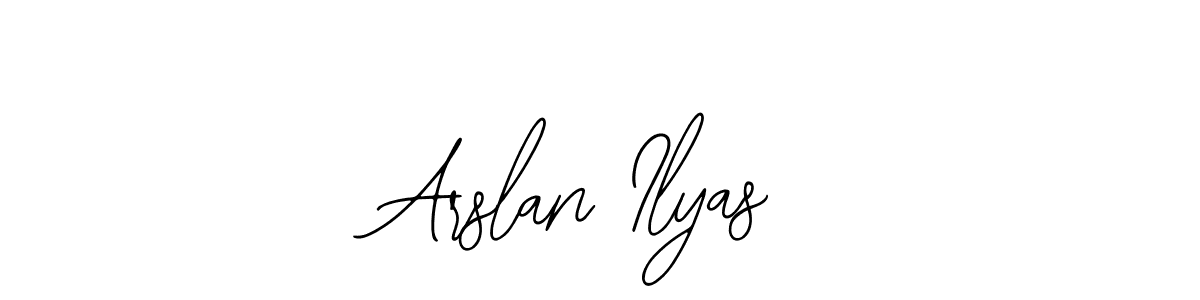 Design your own signature with our free online signature maker. With this signature software, you can create a handwritten (Bearetta-2O07w) signature for name Arslan Ilyas. Arslan Ilyas signature style 12 images and pictures png