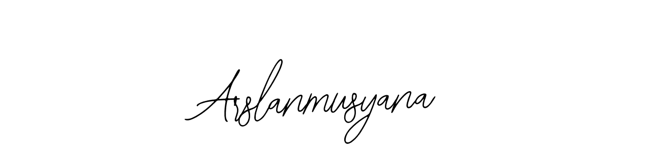 You should practise on your own different ways (Bearetta-2O07w) to write your name (Arslanmusyana) in signature. don't let someone else do it for you. Arslanmusyana signature style 12 images and pictures png