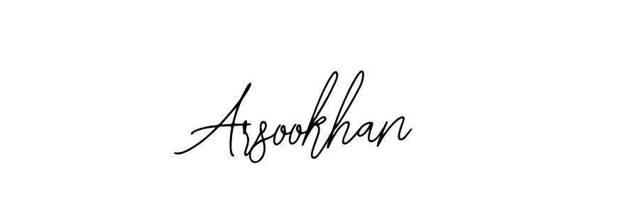 Similarly Bearetta-2O07w is the best handwritten signature design. Signature creator online .You can use it as an online autograph creator for name Arsookhan. Arsookhan signature style 12 images and pictures png