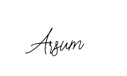 Design your own signature with our free online signature maker. With this signature software, you can create a handwritten (Bearetta-2O07w) signature for name Arsum. Arsum signature style 12 images and pictures png