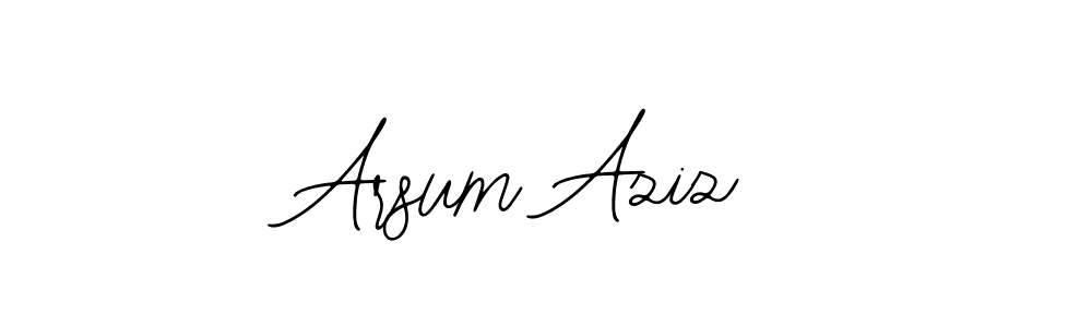 Similarly Bearetta-2O07w is the best handwritten signature design. Signature creator online .You can use it as an online autograph creator for name Arsum Aziz. Arsum Aziz signature style 12 images and pictures png