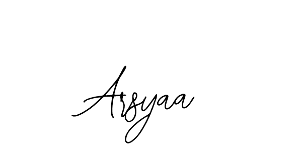 You should practise on your own different ways (Bearetta-2O07w) to write your name (Arsyaa) in signature. don't let someone else do it for you. Arsyaa signature style 12 images and pictures png
