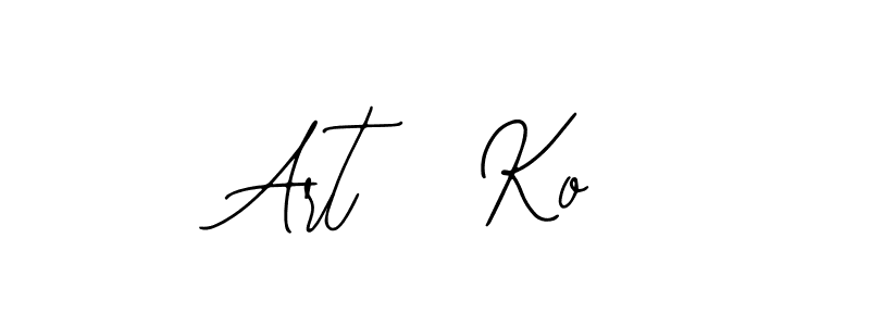 Also You can easily find your signature by using the search form. We will create Art   Ko name handwritten signature images for you free of cost using Bearetta-2O07w sign style. Art   Ko signature style 12 images and pictures png