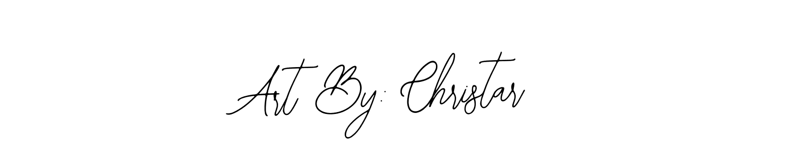 The best way (Bearetta-2O07w) to make a short signature is to pick only two or three words in your name. The name Art By: Christar include a total of six letters. For converting this name. Art By: Christar signature style 12 images and pictures png