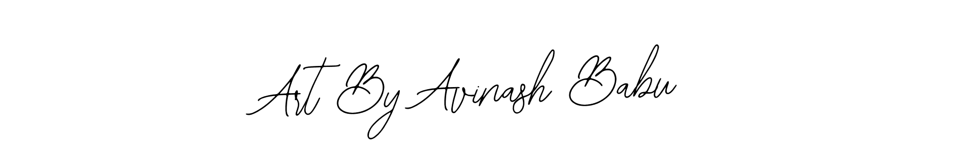 The best way (Bearetta-2O07w) to make a short signature is to pick only two or three words in your name. The name Art By Avinash Babu include a total of six letters. For converting this name. Art By Avinash Babu signature style 12 images and pictures png