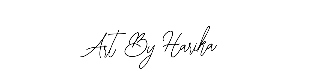 How to make Art By Harika name signature. Use Bearetta-2O07w style for creating short signs online. This is the latest handwritten sign. Art By Harika signature style 12 images and pictures png