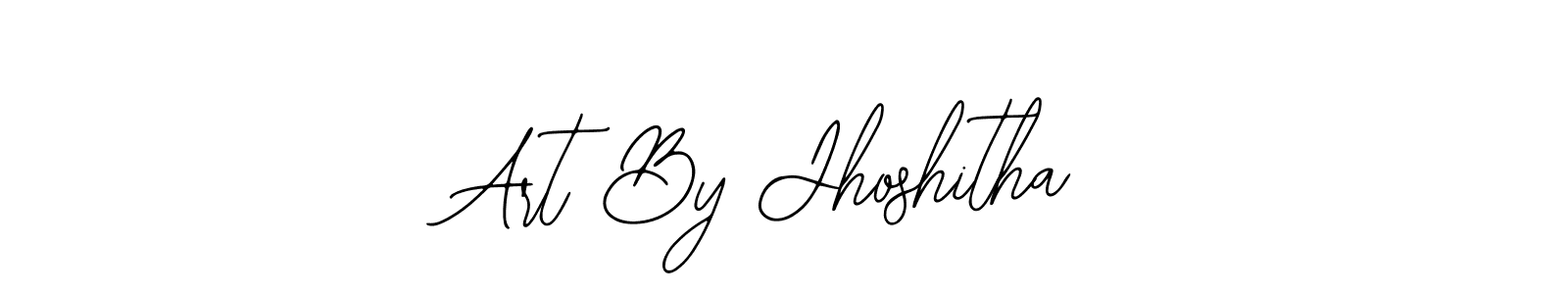 Use a signature maker to create a handwritten signature online. With this signature software, you can design (Bearetta-2O07w) your own signature for name Art By Jhoshitha. Art By Jhoshitha signature style 12 images and pictures png