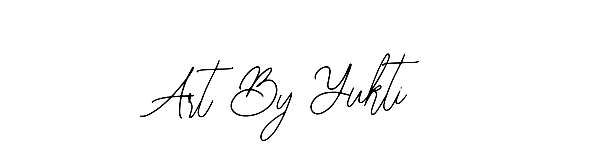 Also You can easily find your signature by using the search form. We will create Art By Yukti name handwritten signature images for you free of cost using Bearetta-2O07w sign style. Art By Yukti signature style 12 images and pictures png
