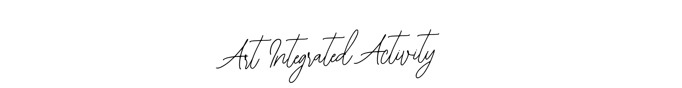 How to make Art Integrated Activity name signature. Use Bearetta-2O07w style for creating short signs online. This is the latest handwritten sign. Art Integrated Activity signature style 12 images and pictures png