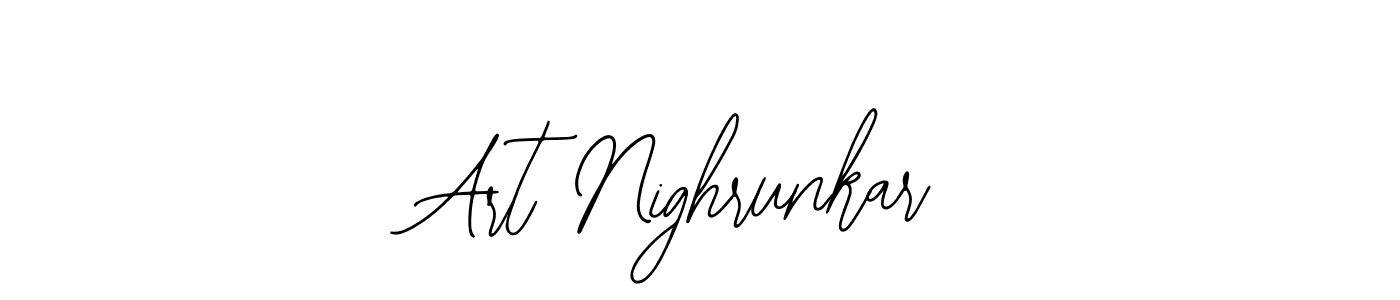 How to make Art Nighrunkar name signature. Use Bearetta-2O07w style for creating short signs online. This is the latest handwritten sign. Art Nighrunkar signature style 12 images and pictures png
