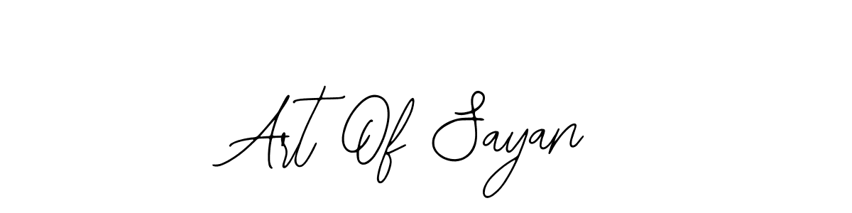 How to Draw Art Of Sayan signature style? Bearetta-2O07w is a latest design signature styles for name Art Of Sayan. Art Of Sayan signature style 12 images and pictures png