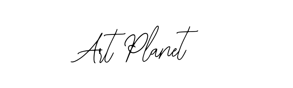 Use a signature maker to create a handwritten signature online. With this signature software, you can design (Bearetta-2O07w) your own signature for name Art Planet. Art Planet signature style 12 images and pictures png