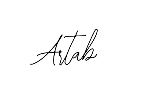 Use a signature maker to create a handwritten signature online. With this signature software, you can design (Bearetta-2O07w) your own signature for name Artab. Artab signature style 12 images and pictures png