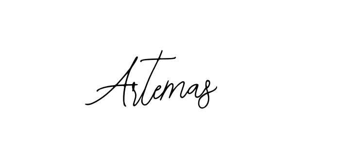 Design your own signature with our free online signature maker. With this signature software, you can create a handwritten (Bearetta-2O07w) signature for name Artemas. Artemas signature style 12 images and pictures png