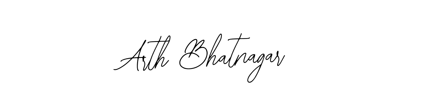 Similarly Bearetta-2O07w is the best handwritten signature design. Signature creator online .You can use it as an online autograph creator for name Arth Bhatnagar. Arth Bhatnagar signature style 12 images and pictures png
