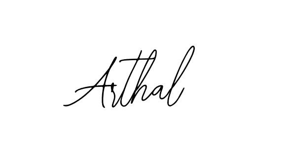 Similarly Bearetta-2O07w is the best handwritten signature design. Signature creator online .You can use it as an online autograph creator for name Arthal. Arthal signature style 12 images and pictures png