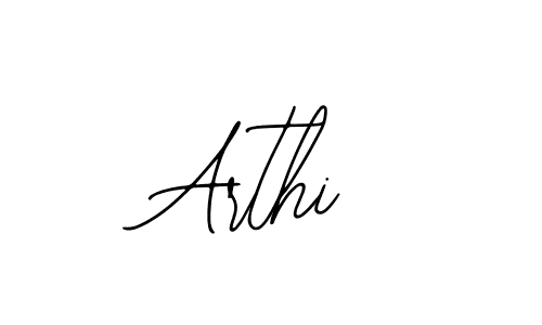 Use a signature maker to create a handwritten signature online. With this signature software, you can design (Bearetta-2O07w) your own signature for name Arthi. Arthi signature style 12 images and pictures png