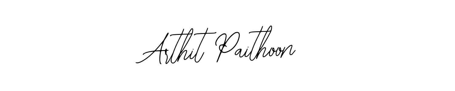 Arthit Paithoon stylish signature style. Best Handwritten Sign (Bearetta-2O07w) for my name. Handwritten Signature Collection Ideas for my name Arthit Paithoon. Arthit Paithoon signature style 12 images and pictures png