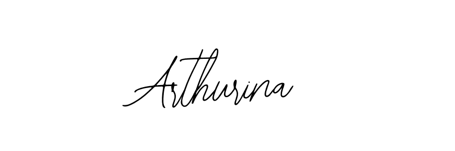 You should practise on your own different ways (Bearetta-2O07w) to write your name (Arthurina) in signature. don't let someone else do it for you. Arthurina signature style 12 images and pictures png