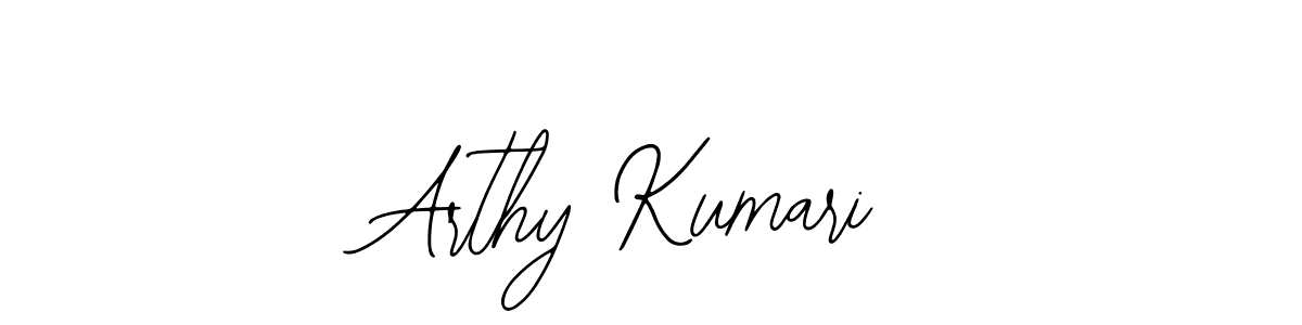 Bearetta-2O07w is a professional signature style that is perfect for those who want to add a touch of class to their signature. It is also a great choice for those who want to make their signature more unique. Get Arthy Kumari name to fancy signature for free. Arthy Kumari signature style 12 images and pictures png