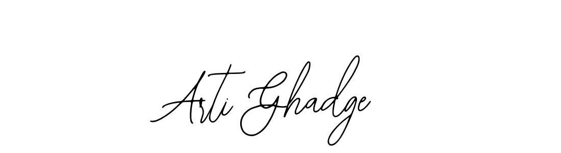 if you are searching for the best signature style for your name Arti Ghadge. so please give up your signature search. here we have designed multiple signature styles  using Bearetta-2O07w. Arti Ghadge signature style 12 images and pictures png