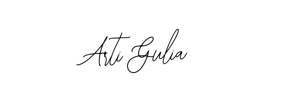 if you are searching for the best signature style for your name Arti Gulia. so please give up your signature search. here we have designed multiple signature styles  using Bearetta-2O07w. Arti Gulia signature style 12 images and pictures png