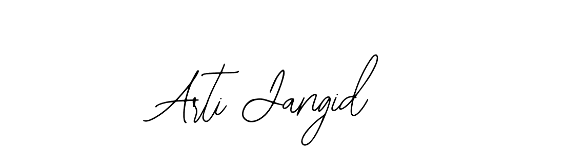 Arti Jangid stylish signature style. Best Handwritten Sign (Bearetta-2O07w) for my name. Handwritten Signature Collection Ideas for my name Arti Jangid. Arti Jangid signature style 12 images and pictures png