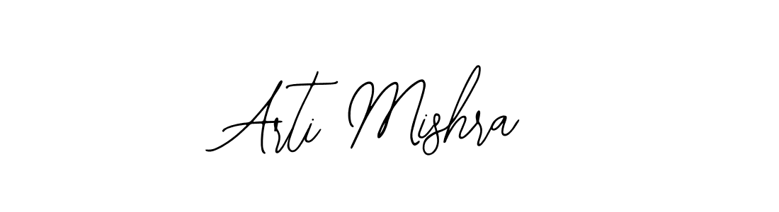 You should practise on your own different ways (Bearetta-2O07w) to write your name (Arti Mishra) in signature. don't let someone else do it for you. Arti Mishra signature style 12 images and pictures png