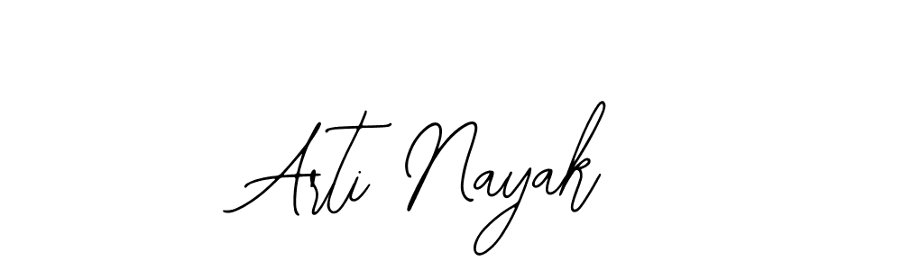 Use a signature maker to create a handwritten signature online. With this signature software, you can design (Bearetta-2O07w) your own signature for name Arti Nayak. Arti Nayak signature style 12 images and pictures png