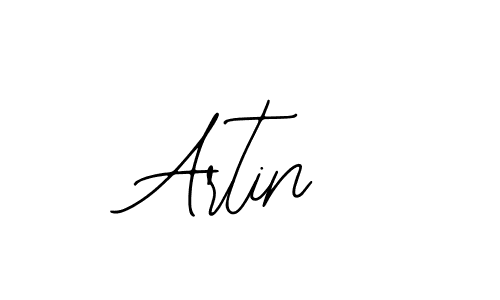 You should practise on your own different ways (Bearetta-2O07w) to write your name (Artin) in signature. don't let someone else do it for you. Artin signature style 12 images and pictures png