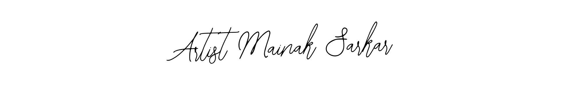 Use a signature maker to create a handwritten signature online. With this signature software, you can design (Bearetta-2O07w) your own signature for name Artist Mainak Sarkar. Artist Mainak Sarkar signature style 12 images and pictures png