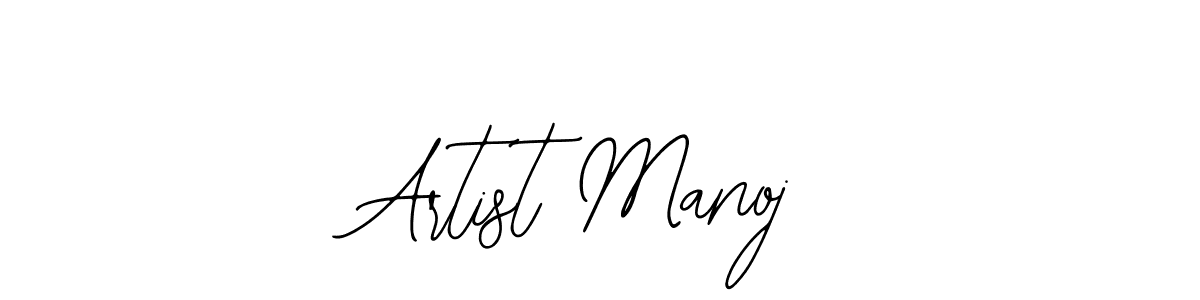 Use a signature maker to create a handwritten signature online. With this signature software, you can design (Bearetta-2O07w) your own signature for name Artist Manoj. Artist Manoj signature style 12 images and pictures png