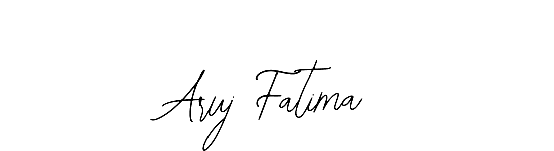 Create a beautiful signature design for name Aruj Fatima. With this signature (Bearetta-2O07w) fonts, you can make a handwritten signature for free. Aruj Fatima signature style 12 images and pictures png