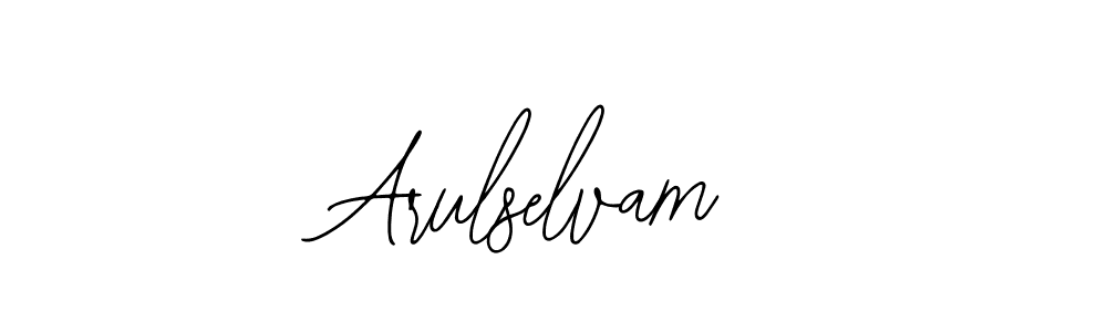 You should practise on your own different ways (Bearetta-2O07w) to write your name (Arulselvam) in signature. don't let someone else do it for you. Arulselvam signature style 12 images and pictures png