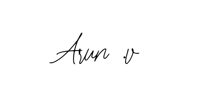 if you are searching for the best signature style for your name Arun .v. so please give up your signature search. here we have designed multiple signature styles  using Bearetta-2O07w. Arun .v signature style 12 images and pictures png