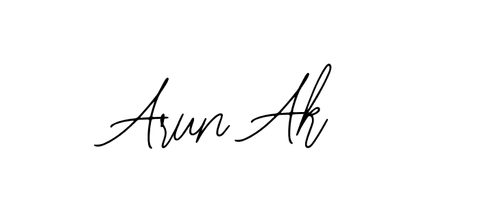 You can use this online signature creator to create a handwritten signature for the name Arun Ak. This is the best online autograph maker. Arun Ak signature style 12 images and pictures png