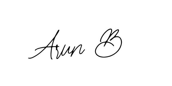 Make a beautiful signature design for name Arun B. With this signature (Bearetta-2O07w) style, you can create a handwritten signature for free. Arun B signature style 12 images and pictures png