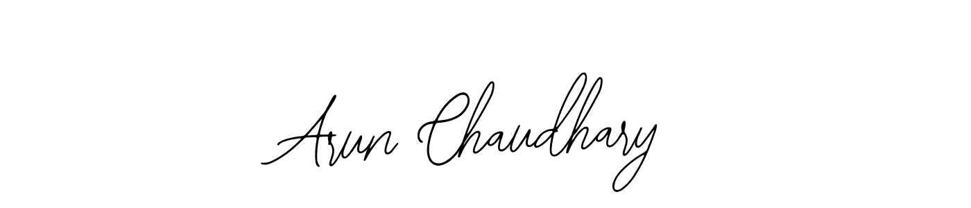 You should practise on your own different ways (Bearetta-2O07w) to write your name (Arun Chaudhary) in signature. don't let someone else do it for you. Arun Chaudhary signature style 12 images and pictures png