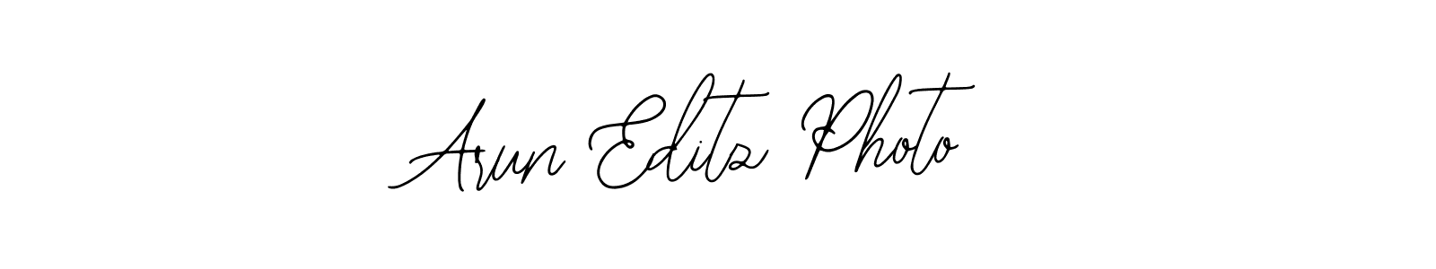 Also You can easily find your signature by using the search form. We will create Arun Editz Photo name handwritten signature images for you free of cost using Bearetta-2O07w sign style. Arun Editz Photo signature style 12 images and pictures png