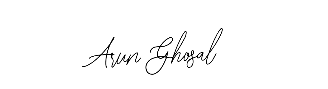 How to make Arun Ghosal signature? Bearetta-2O07w is a professional autograph style. Create handwritten signature for Arun Ghosal name. Arun Ghosal signature style 12 images and pictures png