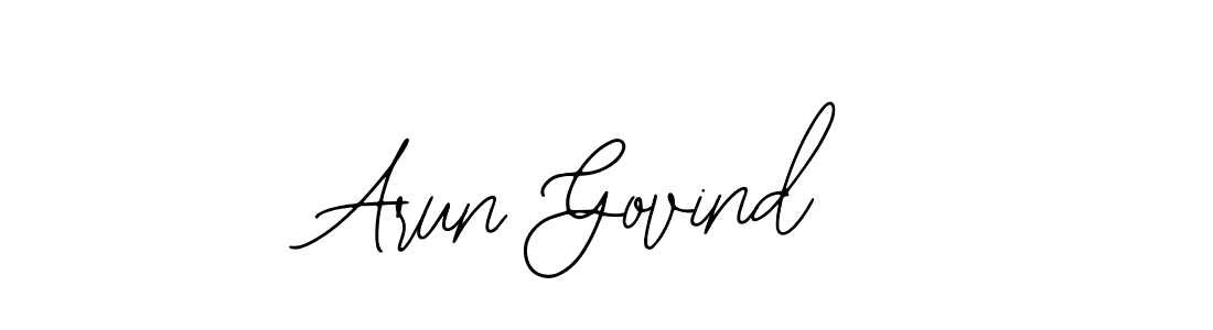 Also You can easily find your signature by using the search form. We will create Arun Govind name handwritten signature images for you free of cost using Bearetta-2O07w sign style. Arun Govind signature style 12 images and pictures png